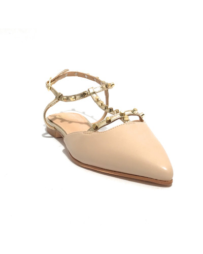 Scarpe donna sandalo Gold&gold ecopelle nude DS25GG06 GD245