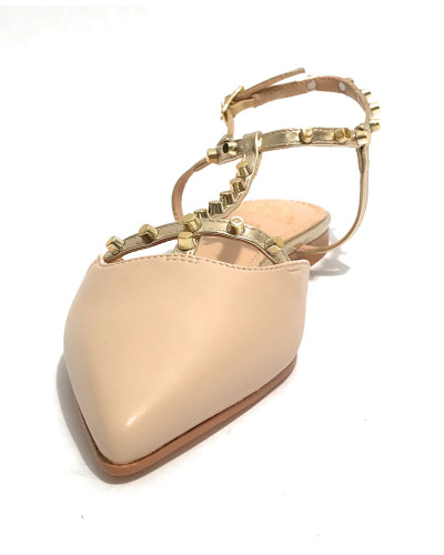 Scarpe donna sandalo Gold&gold ecopelle nude DS25GG06 GD245