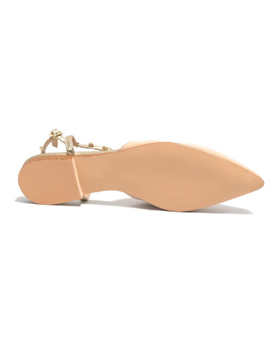 Scarpe donna sandalo Gold&gold ecopelle nude DS25GG06 GD245