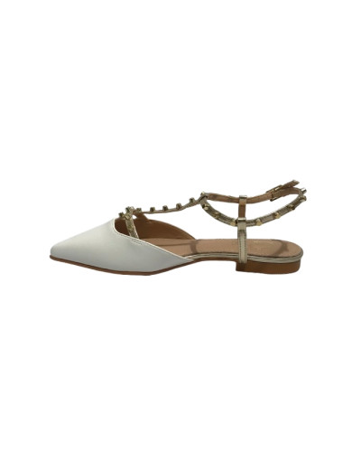 Scarpe donna sandalo Gold&gold ecopelle bianco DS25GG03 GD245