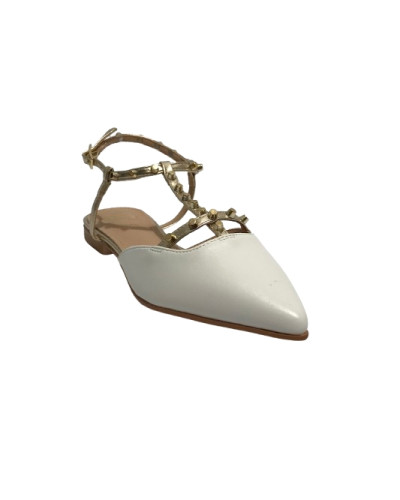 Scarpe donna sandalo Gold&gold ecopelle bianco DS25GG03 GD245