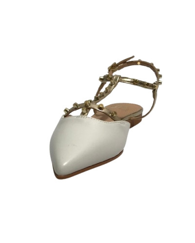 Scarpe donna sandalo Gold&gold ecopelle bianco DS25GG03 GD245