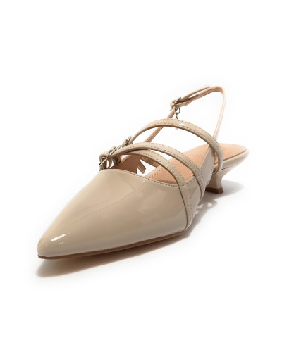 Scarpe donna sandalo Gold&gold ecopelle beige DS25GG08 G018