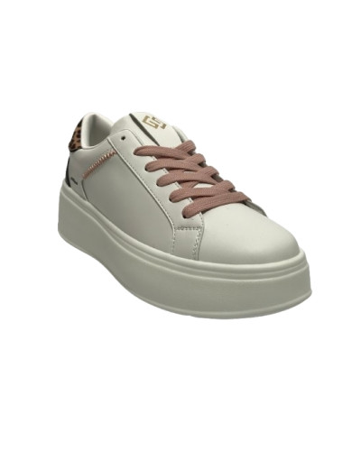 Sneaker donna Gold&gold bianco/ leopard DS25GG11 GB948