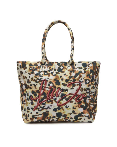 Borsa donna Liu-jo L Tote animalier rouge BS25LJ127 VA5211 T7114