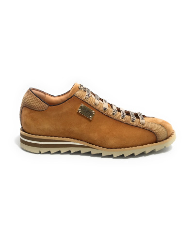 Scarpe uomo Harris sneaker pelle scamosciata piuma/ mais sfumato U17HA215 2892