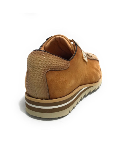 Scarpe uomo Harris sneaker pelle scamosciata piuma/ mais sfumato U17HA215 2892
