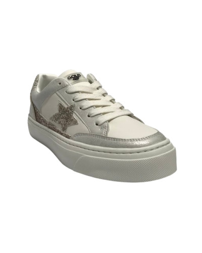 Sneaker donna Gold&gold bianco/ silver DS25GG29 GB941