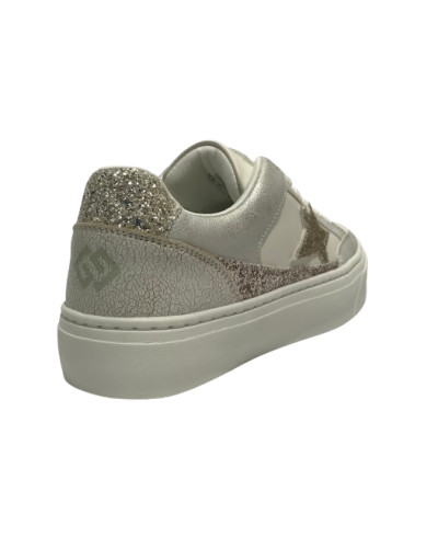 Sneaker donna Gold&gold bianco/ silver DS25GG29 GB941