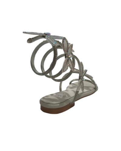 Scarpe donna Gold&gold sandalo con strass silver DS25GG27 GH52