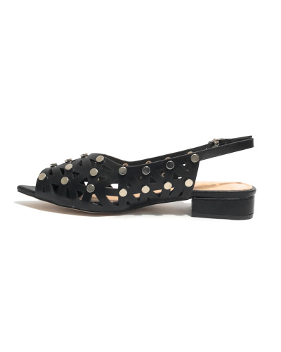 Scarpe donna sandalo Gold&gold TC 25 nero DS25GG32 GP787