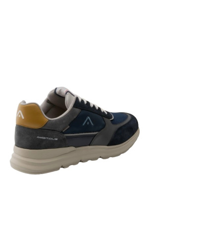 Sneaker uomo Ambitious suede/ nylon/ mesh blu navy US25AM04 13571E_3509AM