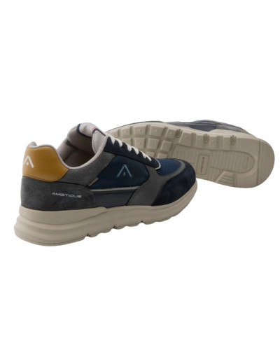 Sneaker uomo Ambitious suede/ nylon/ mesh blu navy US25AM04 13571E_3509AM