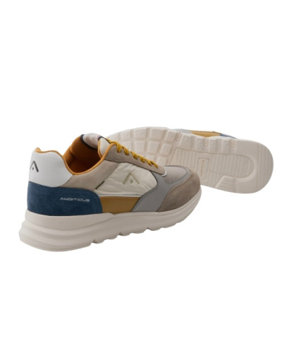 Sneaker uomo Ambitious suede/ nylon taupe/ beige US25AM03 13571E_1290AM