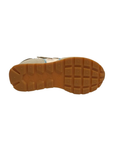 Sneaker Sun68 Girls's Ally ethnic teen bianco panna ZS25SU06 Z35405T