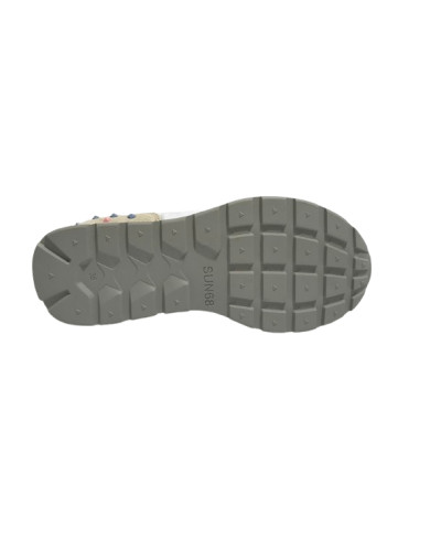 Sneaker Sun68 Girls's Ally studs teen bianco ZS25SU09 Z35406T