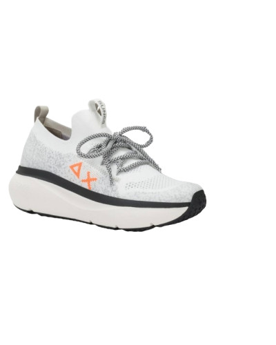 Sneaker Sun68 Boy's Jupiter knit teen bianco ZS25SU17 Z35327T