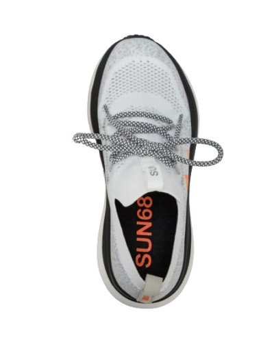 Sneaker Sun68 Boy's Jupiter knit teen bianco ZS25SU17 Z35327T