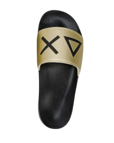 Slippers logo Sun68 boy's nero/oro ZS25SU21 X35302