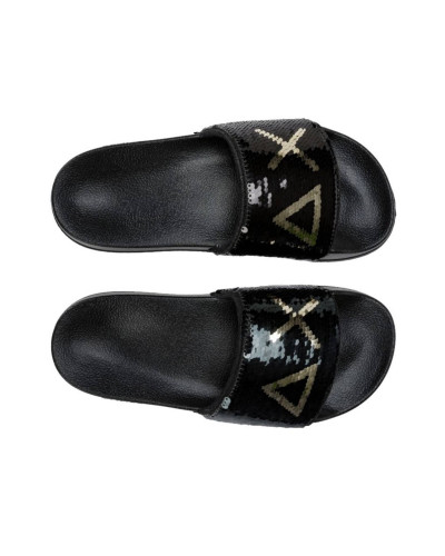 Slippers beach sequin Sun68 1143 nero donna DS25SU26 X35203