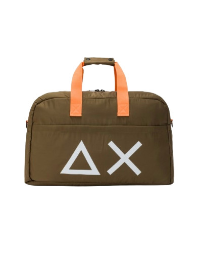 Borsone uomo Sun 68 nylon duffle bag verde scuro BS25SU11 X35128