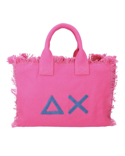 Borsa donna Sun 68 Canvas beach bag fuxia BS25SU15 X35219