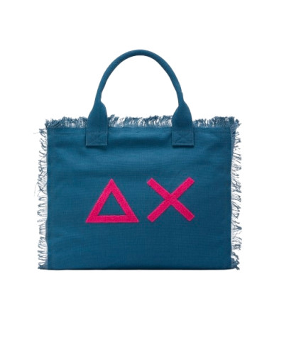Borsa donna Sun 68 Canvas beach big bag avio scuro BS25SU23 X35220