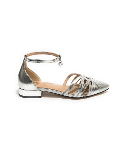 Scarpe donna sandalo Gold&gold ecopelle silver DS25GG50 GP776