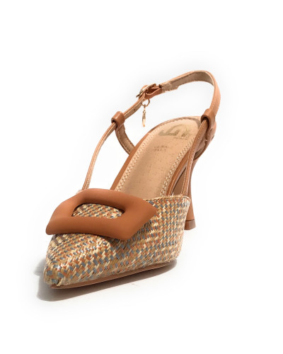 Scarpe donna sandalo Gold&gold nero DS25GG52 GP777
