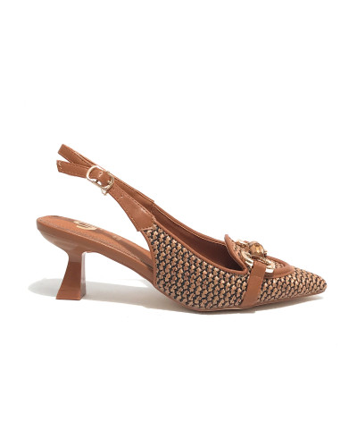 Scarpe donna Gold&gold decollete tc 50 marrone DS25GG54 GP732
