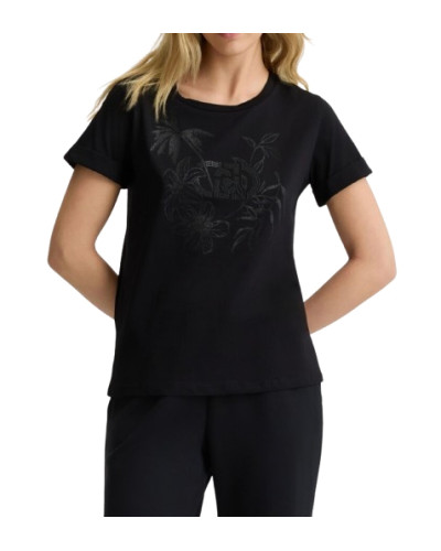 T-shirt donna Liu Jo nero ES25LJ43 TA5180 JS923