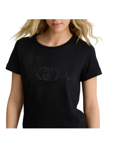 T-shirt donna Liu Jo nero ES25LJ43 TA5180 JS923