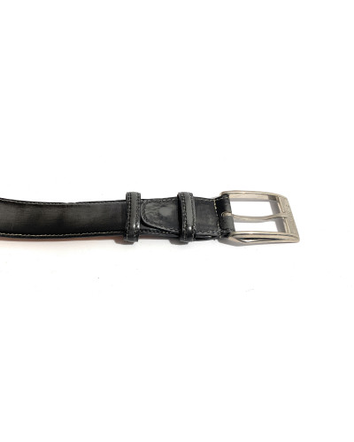 Cinta Harris pelle abrasivato shade dark grey  taglia unica regolabile A19HA13