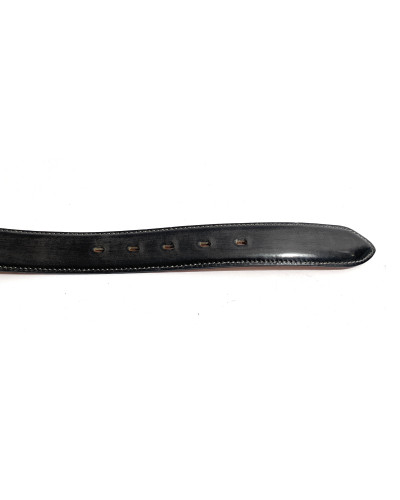 Cinta Harris pelle abrasivato shade dark grey  taglia unica regolabile A19HA13