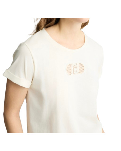 T-shirt donna Liu Jo bianco ES25LJ58 TA5180 JS923 M9248