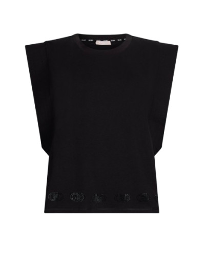 Top donna Liu Jo nero ES25LJ59 TA5272 J6308 22222