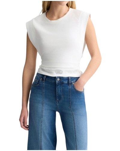 Top donna Liu Jo white ES25LJ60 TA5272 J6308 10105