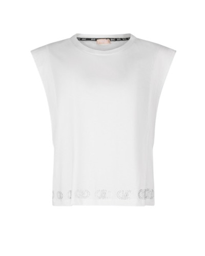 Top donna Liu Jo white ES25LJ60 TA5272 J6308 10105