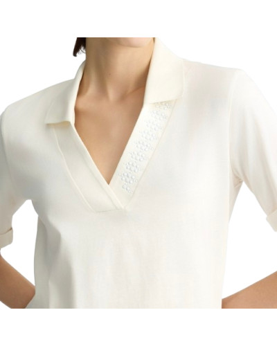 T-shirt donna Liu Jo bianco ES25LJ64 TA5187 JS9308 M9118