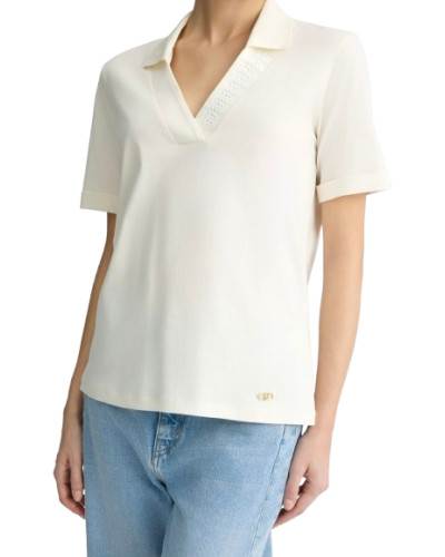 T-shirt donna Liu Jo bianco ES25LJ64 TA5187 JS9308 M9118