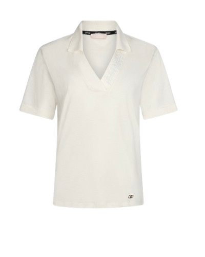 T-shirt donna Liu Jo bianco ES25LJ64 TA5187 JS9308 M9118