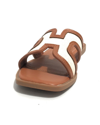 Ciabatta donna Gold&gold bianco DS25GG60 GH53