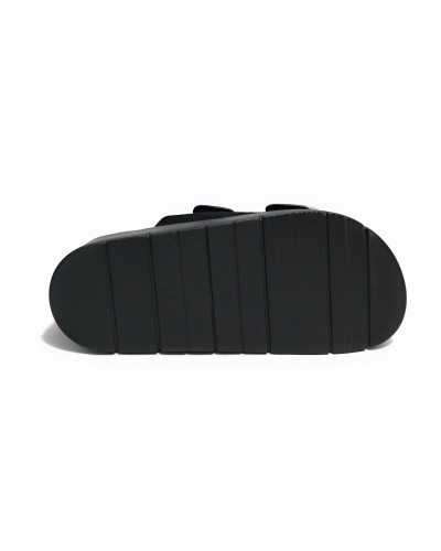 Sandalo donna Gold&gold  slipper con zeppa nero DS25GG67 GW412