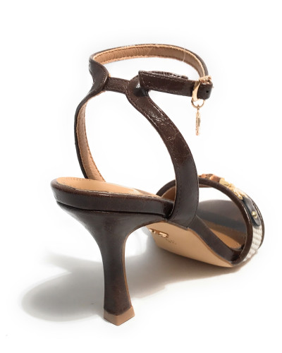 Scarpe donna sandalo Gold&gold ecopelle caffè DS25GG65 GU297