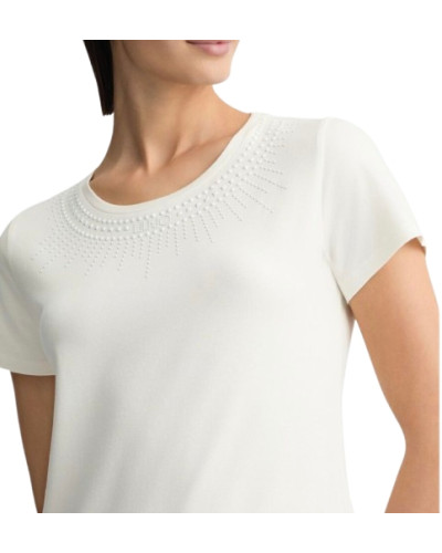 T-shirt donna Liu Jo white ES25LJ76 TA5214 JS003