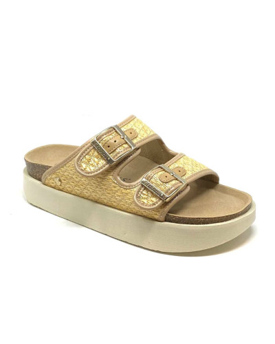 Sandalo donna Genuins Hawaii raffia natural DS25GN04 G106361