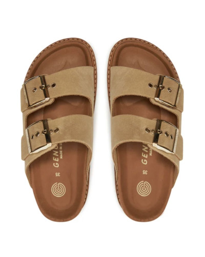 Sandalo donna Genuins Hawaii velour almond DS25GN02 G105574