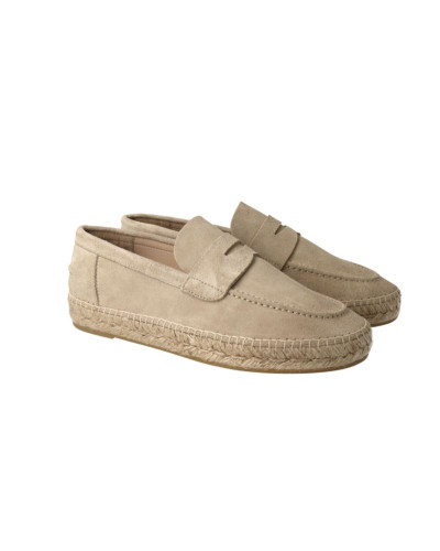 Mocassino uomo Genuins Harry velour stone US25GN05 G105762