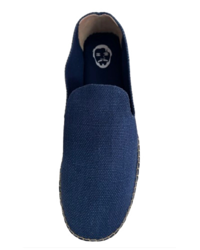 Pantofola spadrillas Elite uomo corda Blu
