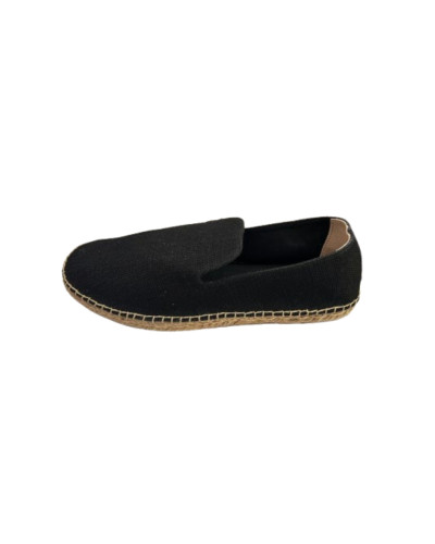 Pantofola spadrillas Elite uomo corda Black